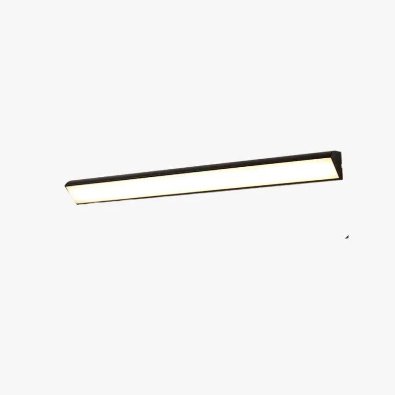 Applique murale linéaire moderne noire pour extérieur, étanche | boxzora
