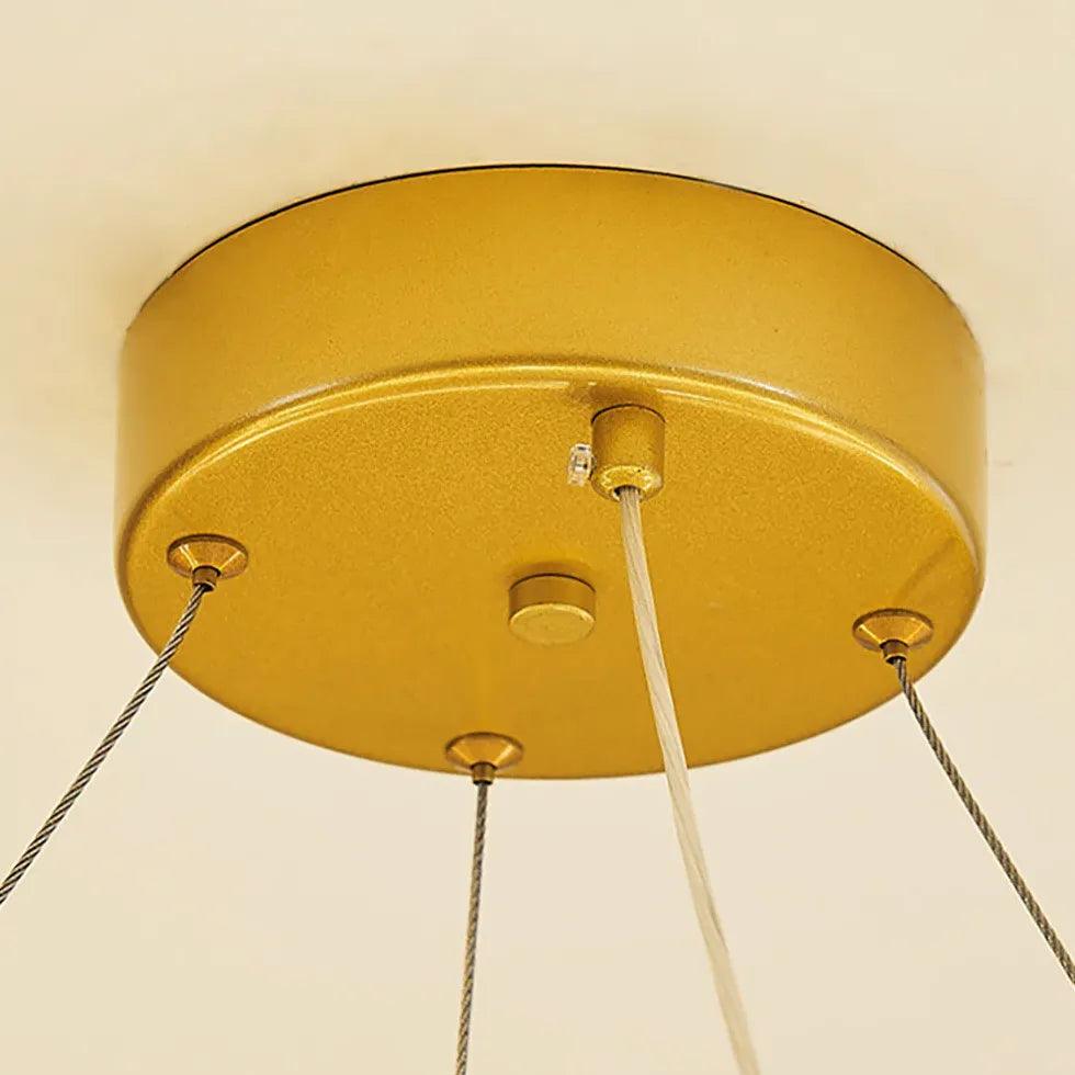 Lámpara colgante de cristal con cúpula de lujo | boxzora