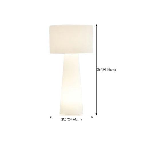 Moderne schlichte Stehlampe mit Stoffschirm | boxzora