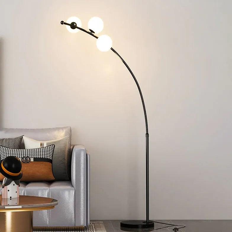 Goldene moderne LED-Stehlampe für das Wohnzimmer | boxzora