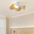 Moderne planloftlampe med antiblænding til soveværelse, design med lotusblad | boxzora