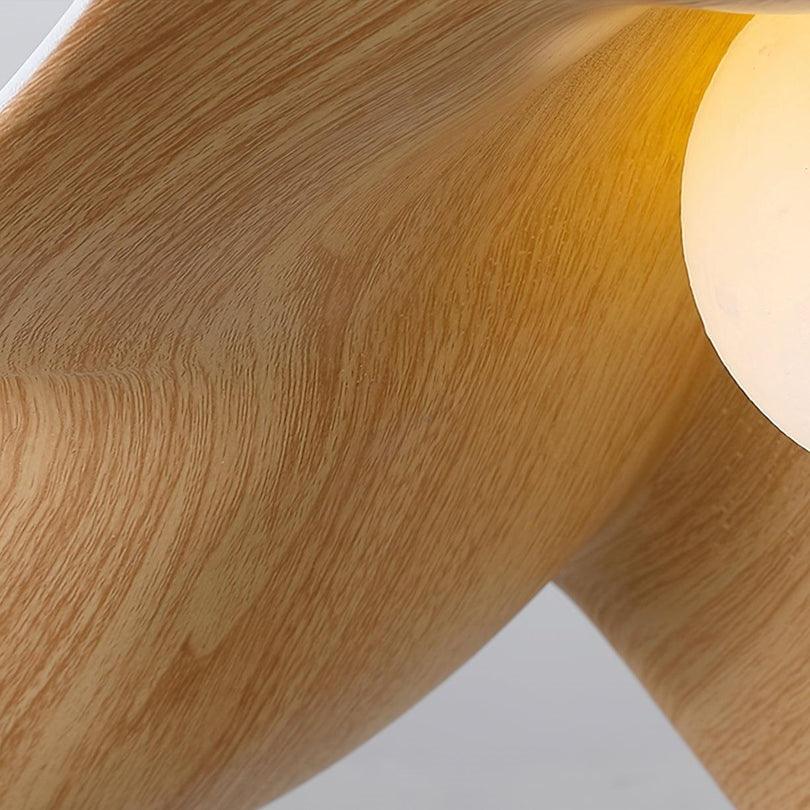 Moderne planloftlampe med antiblænding til soveværelse, design med lotusblad | boxzora