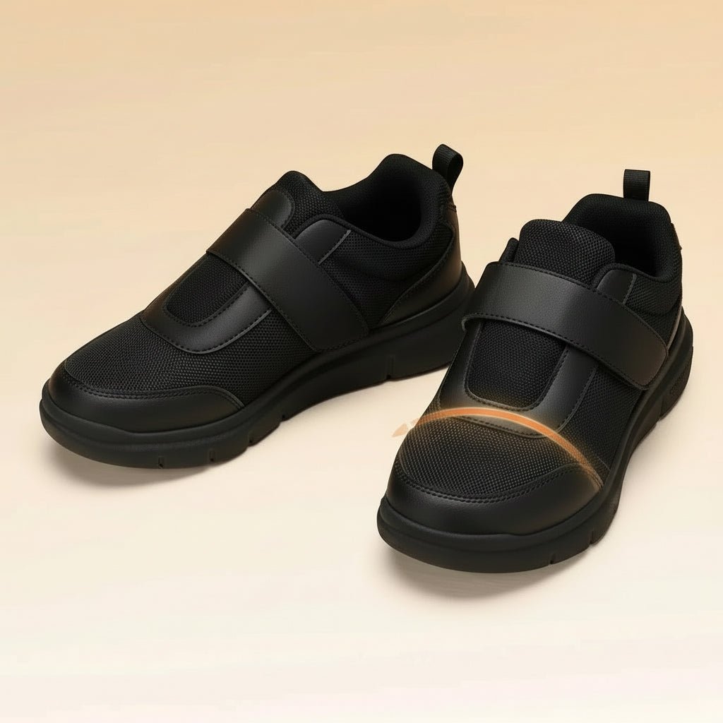 WIDEMED Scarpe da uomo extra larghe — Supporto ortopedico, calzata stabile e confortevole