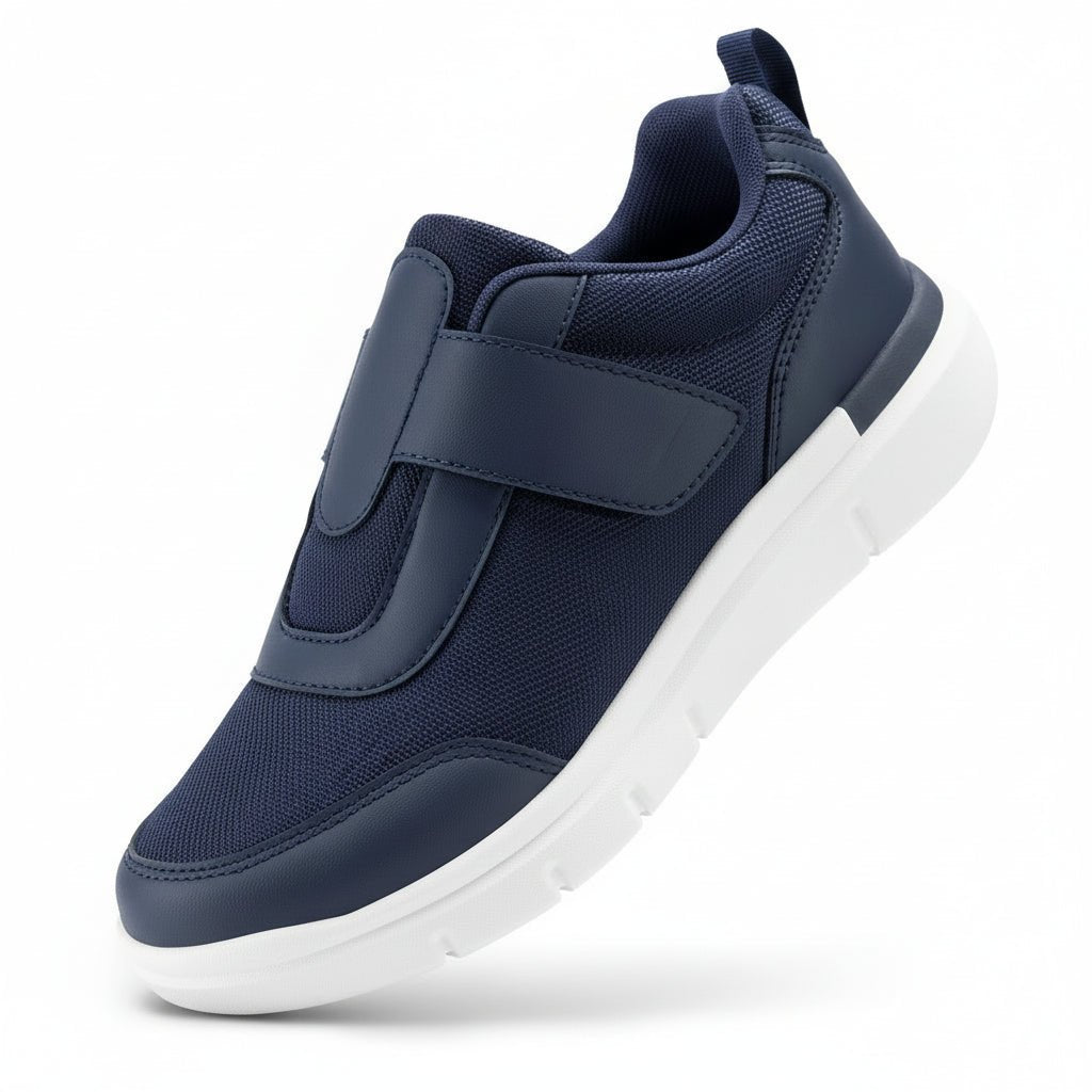 WIDEMED Scarpe da uomo extra larghe — Supporto ortopedico, calzata stabile e confortevole