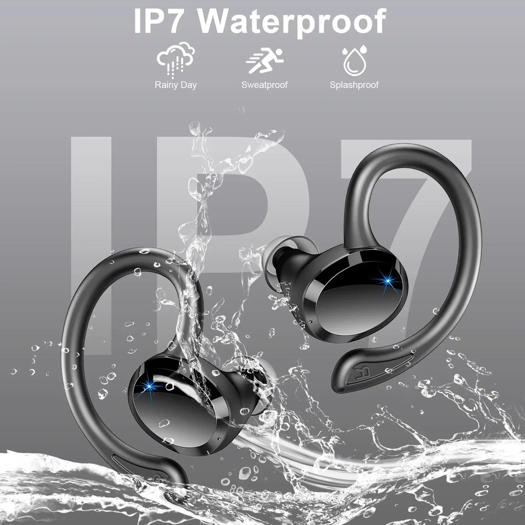 אוזניות אלחוטיות SecureFit - חיי סוללה ארוכים, Bluetooth 5.3, (1+1 בחינם)