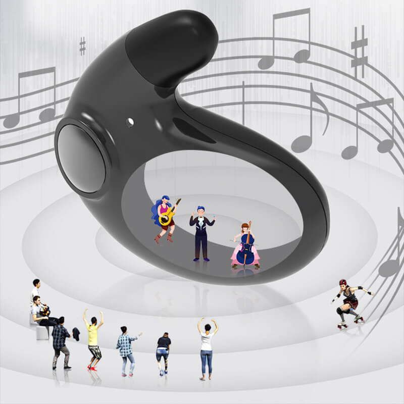 IPX5-wasserdichte kabellose Schlaf-Ohrhörer - Bluetooth 5.3, unsichtbar