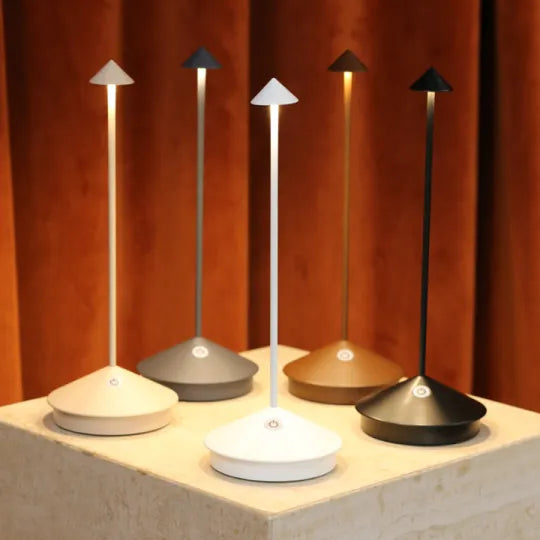 ClarityGlow Wireless LED Table Lamp — Cord-Free Operation & Water-Repellent Design