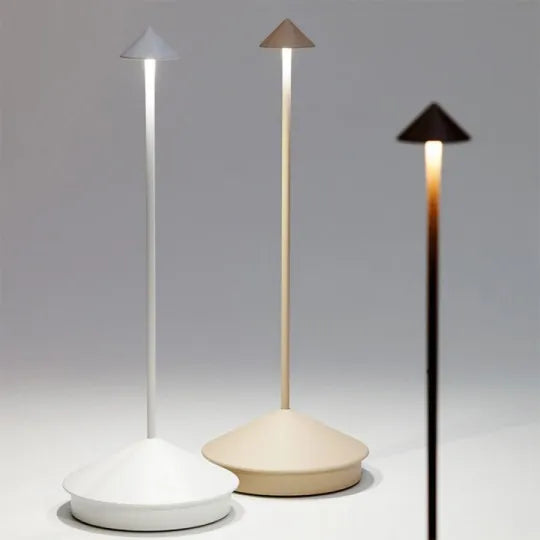 ClarityGlow Wireless LED Table Lamp — Cord-Free Operation & Water-Repellent Design