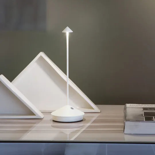ClarityGlow Wireless LED Table Lamp — Cord-Free Operation & Water-Repellent Design