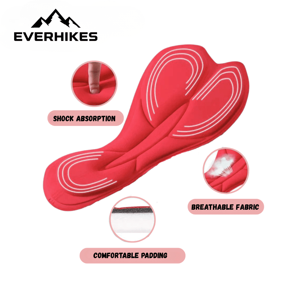 Sykkelshorts for kvinner — 4D-gelpolstring, passform spesielt tilpasset kvinner