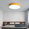 Candeeiro de teto LED redondo, estilo macaron, para quarto, antirreflexo | boxzora