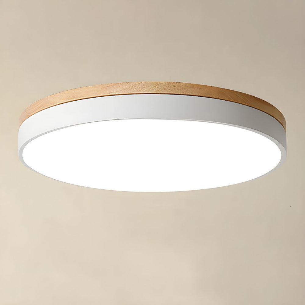 Candeeiro de teto LED redondo, estilo macaron, para quarto, antirreflexo | boxzora