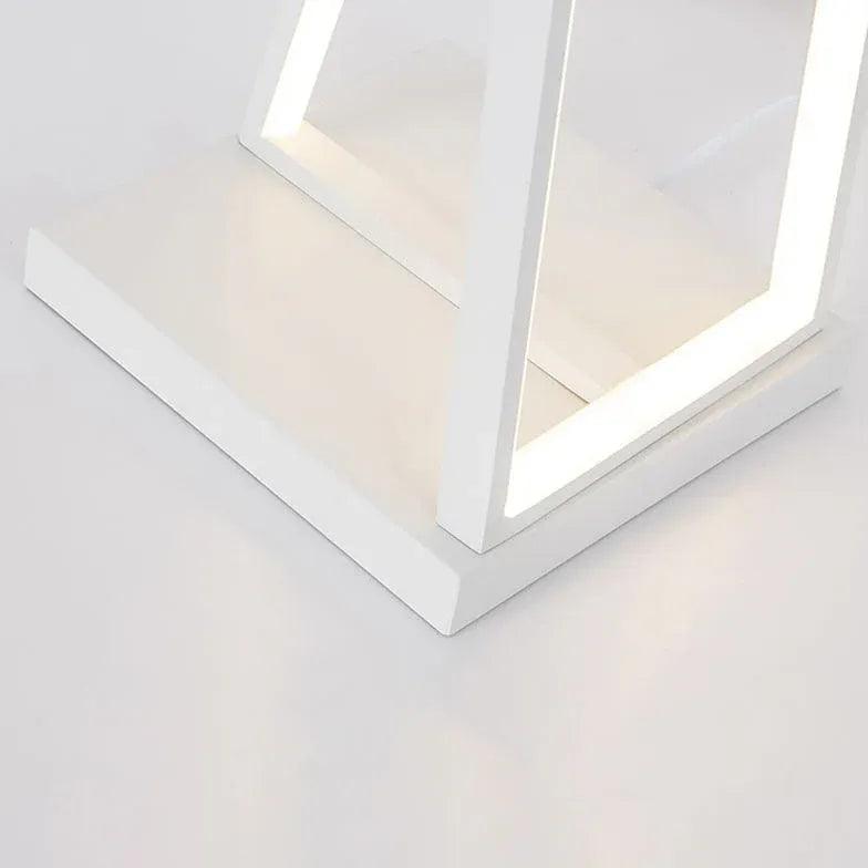 Lámpara de pie LED blanca moderna para dormitorio | boxzora