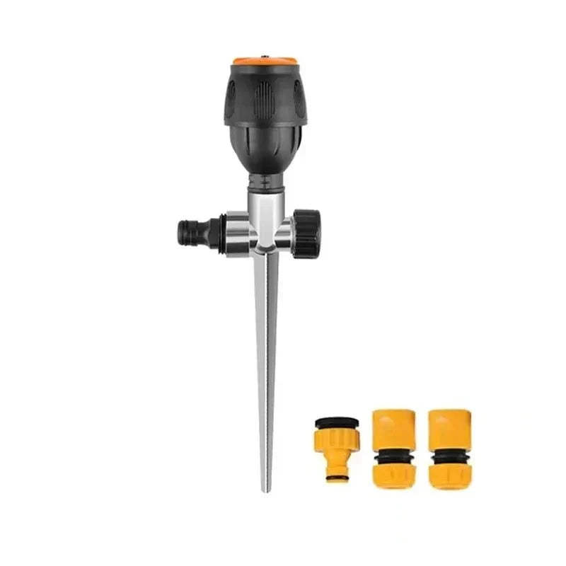 YARDLY Irrigatore da giardino a 360 gradi — Distribuzione automatica rotante dell’acqua