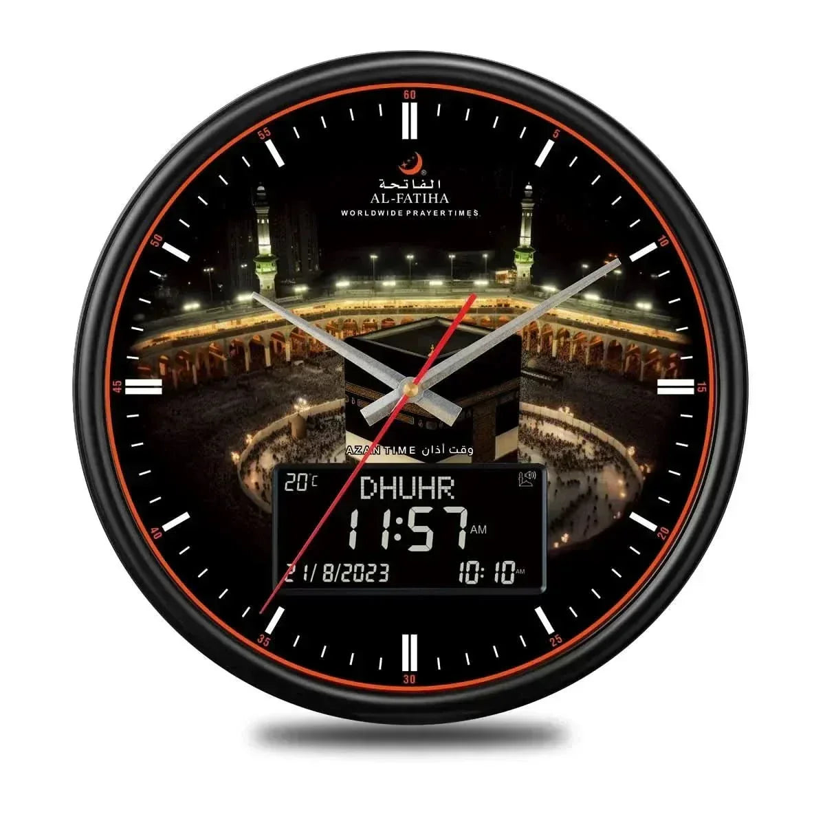 Orologio mondiale per la preghiera Zamora — sveglia dell’azan, 10 opzioni audio