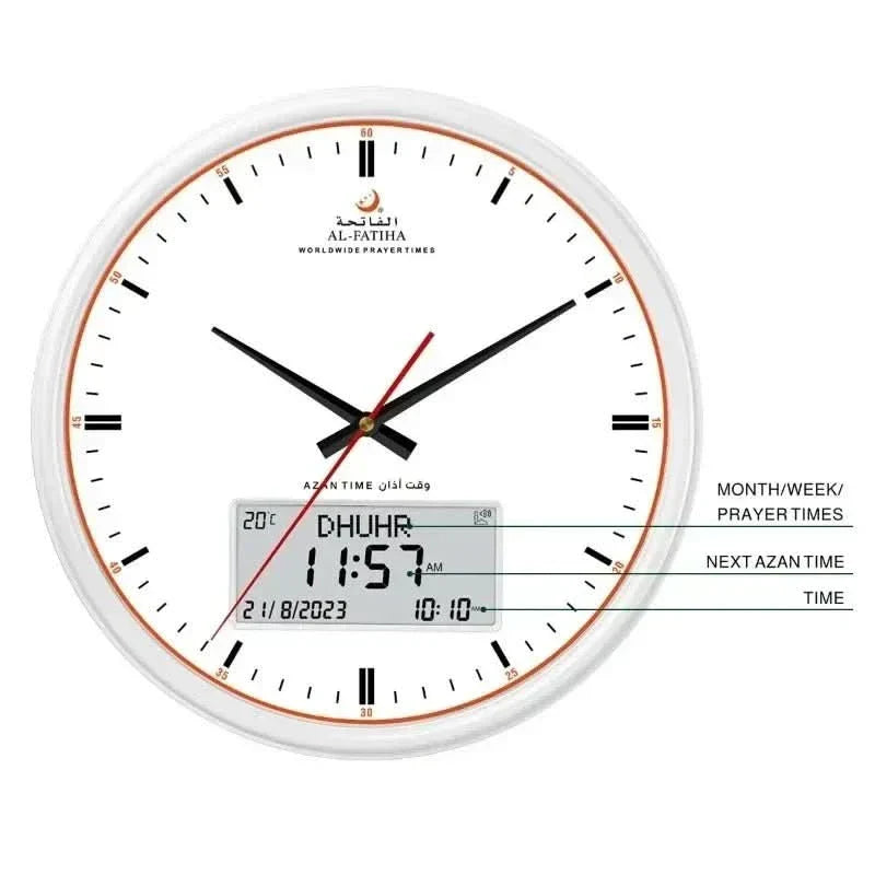 Orologio mondiale per la preghiera Zamora — sveglia dell’azan, 10 opzioni audio