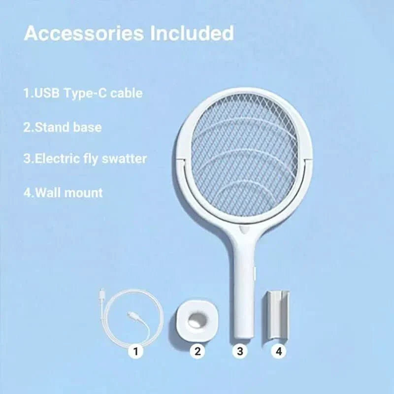 Lapač komárů ZapGuard 5 v 1 — nastavitelná hlavice, LED světlo, rychlé nabíjení přes USB